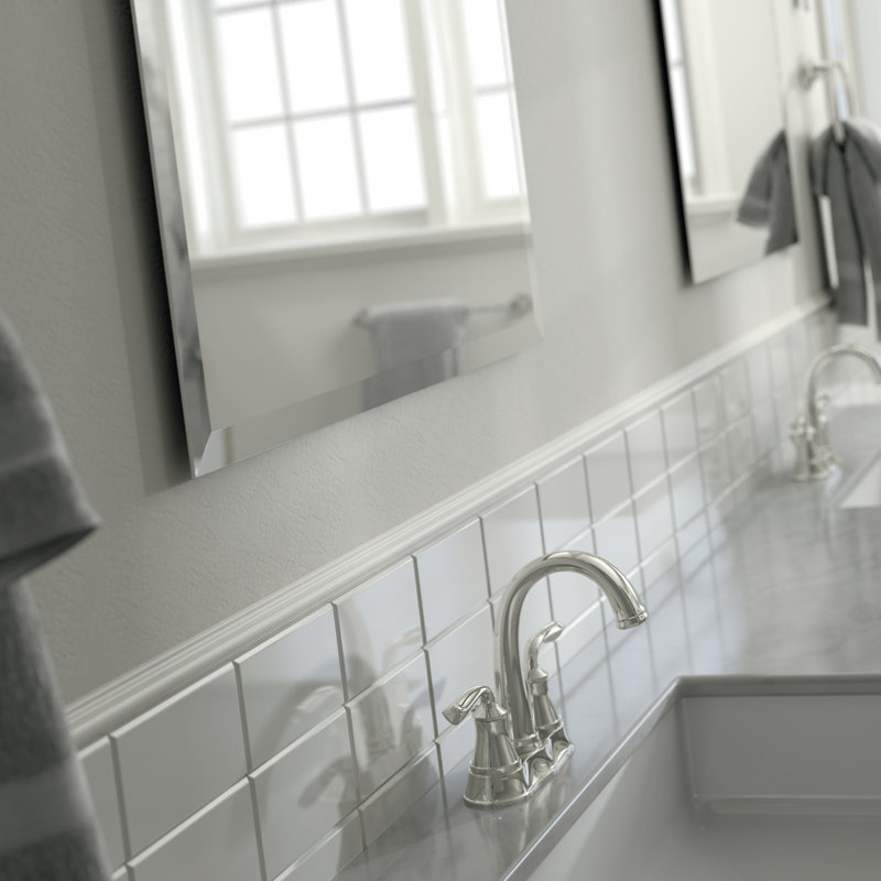 Delta Modern & Contemporary Frameless Bathroom / Vanity Mirror Wayfair